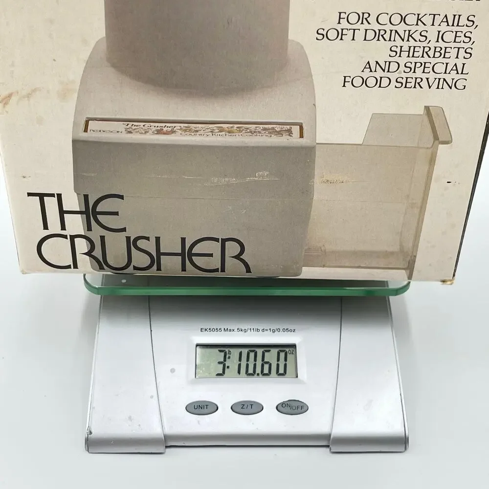 Vintage Robeson RO-701 The Crusher Electric Ice Crusher New In Opened Box 1970s